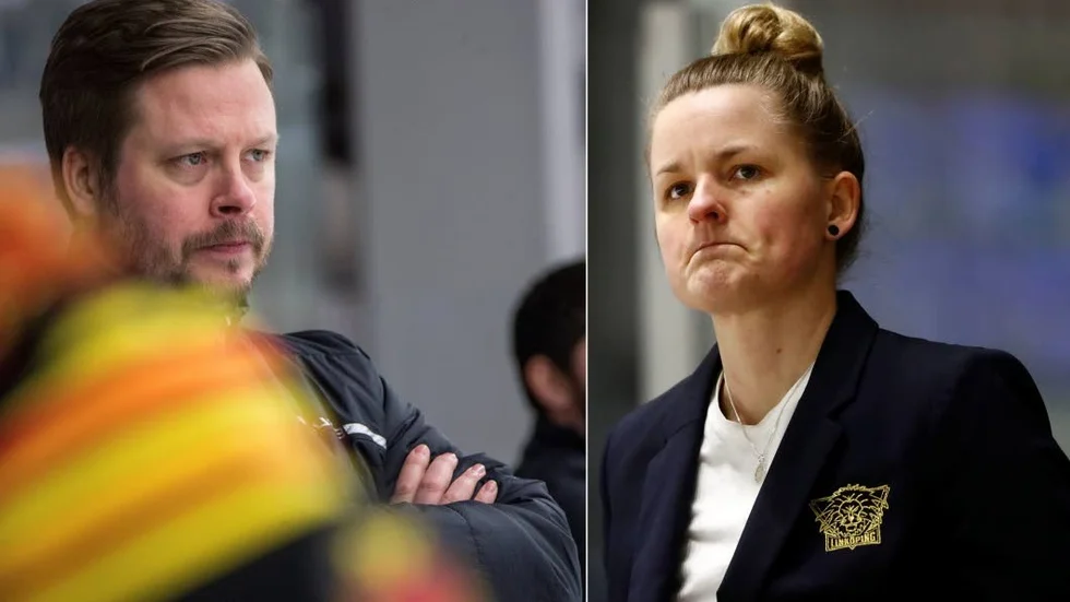 Fredrik Glader, Luleå Hockey/MSSK, och Madeleine Östling, Linköping.