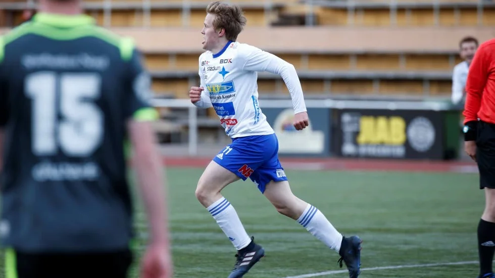 Tobias Pettersson, fick chansen från start i cupmatchen mot Team TG.