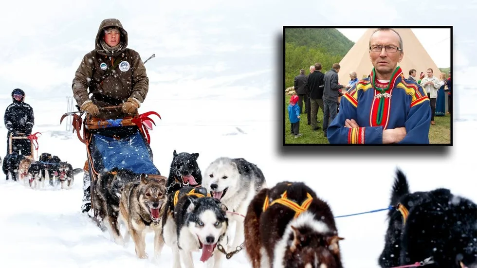 Personerna på bilden av hundspannet har inte med bråket att göra. Bilden är en arkivbild.