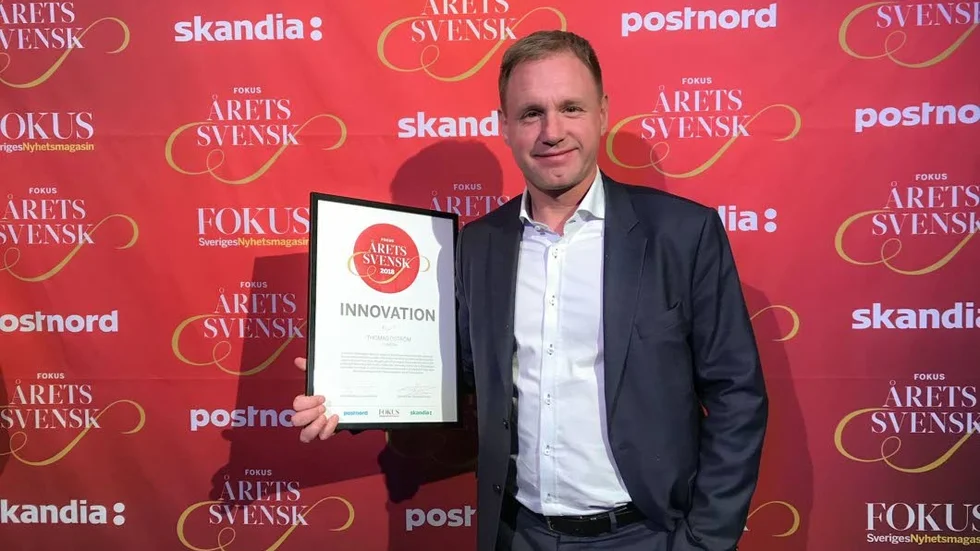 Thomas Öström har utsetts till årets svensk.