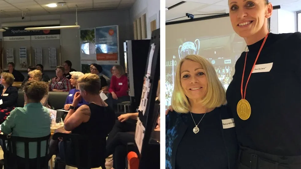 Det var fullt hus när nya nätverket i Övertorneå hade sin första träff i onsdags. Föreläsare var Anna Barthold.