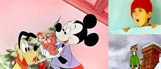 Slappa framför tv:n på jullovet