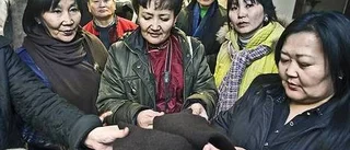 Mongoler och svenskar träffas runt filtkonsten