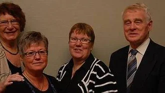 Marianne Karlsson, Kerstin Bodell, Inga Alm och Åke Löfstrand.