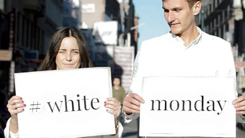 Sofie Olsson och Henning Gillberg från Repamera är initiativtagarna till kampanjen White Monday.