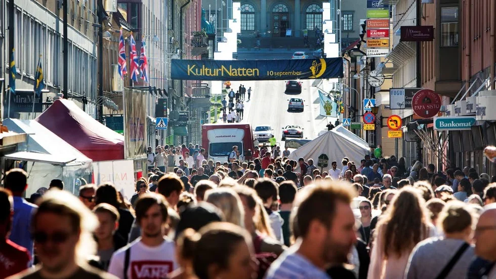 Arkivbild. Kulturnatten 2016, Drottninggatan