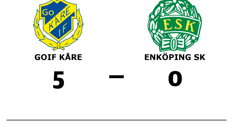 GoIF Kåre vann mot Enköpings SK BK