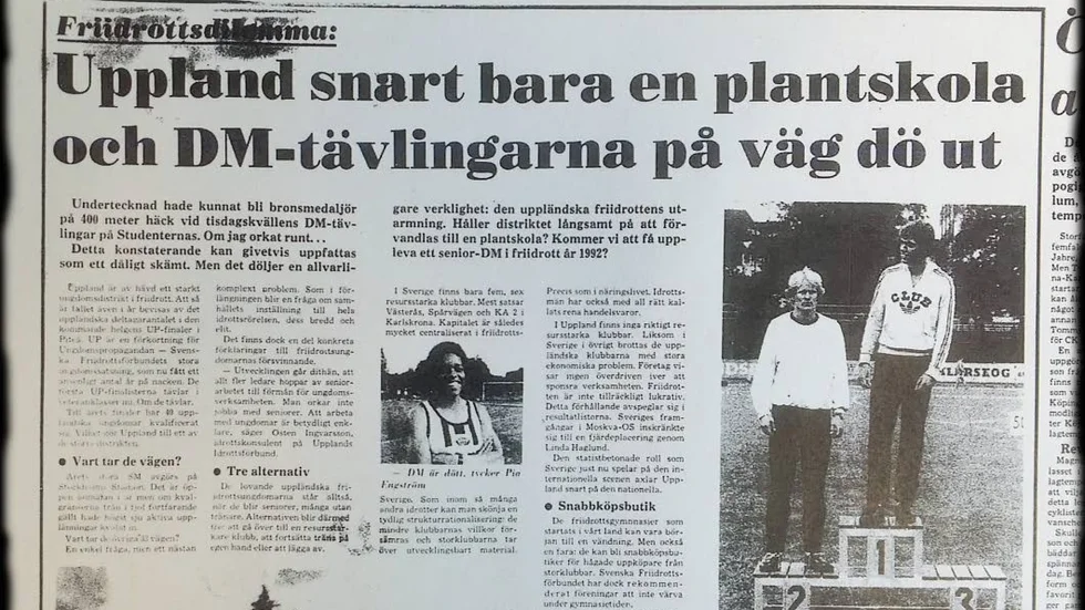 UNT sommaren 1980. I vissa grenar var det bara ett par deltagare, något som fick UNT:s skribent att tvivla på mästerskapets framtid.