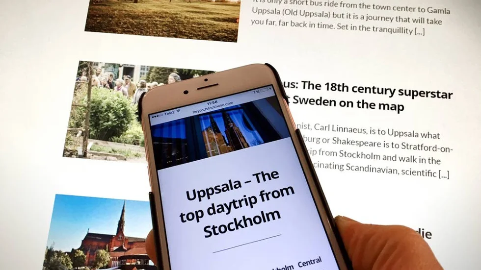 Ny sajt. Beyondstockholm.com ska få amerikanska turister att välja Uppsala.