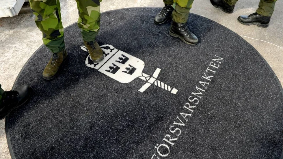 VISBY 20160704
Presskonferens med Gunnar Karlson, chef för Militära underrättelse- och säkerhetstjänsten (Must) ombord på örlogsfartyget HMS Carlskrona
Foto: Janerik Henriksson / TT / Kod 10010