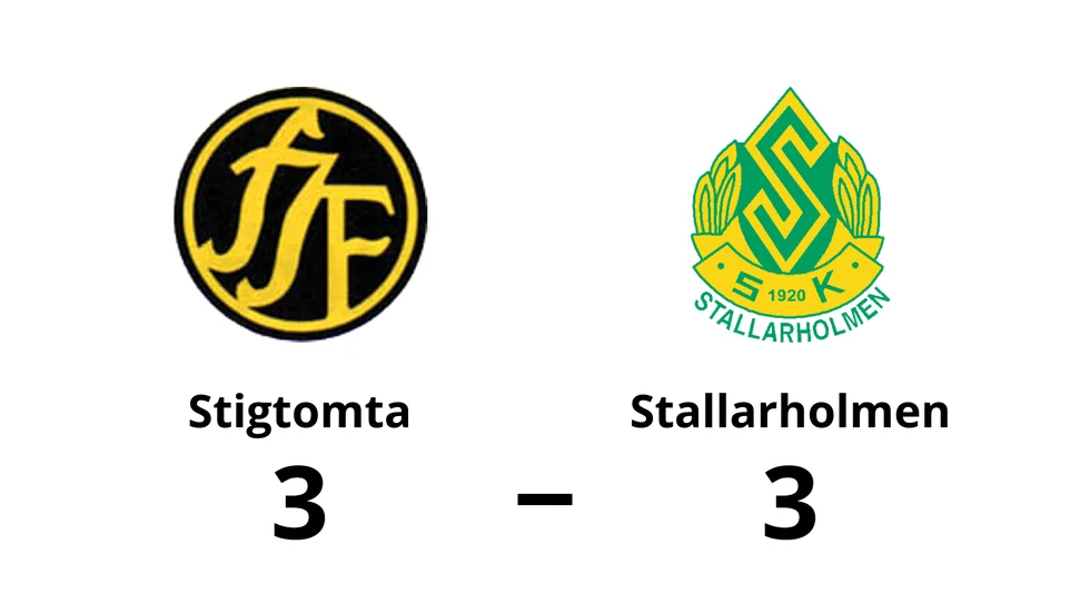 Stigtomta IF spelade lika mot Stallarholmens SK