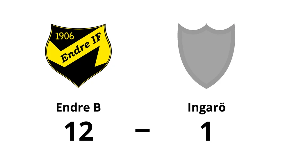 Endre IF B vann mot Ingarö IF (A)