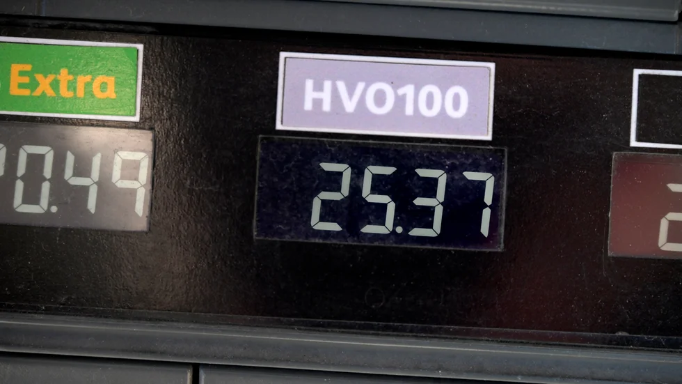 Går från diesel till HVO100.