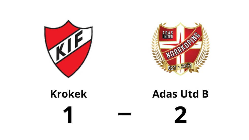 Krokeks IF förlorade mot Adas United IF B