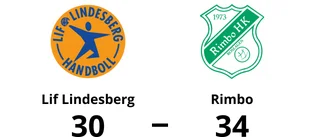 Rimbo segrade i toppmötet – 34-30 mot Lif Lindesberg