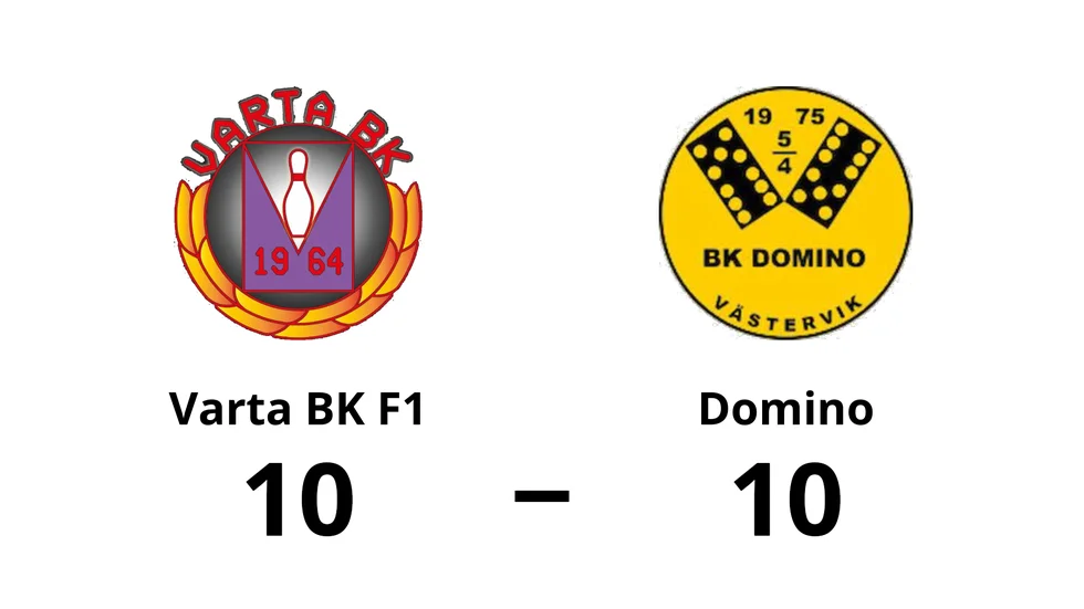 Varta BK F1 spelade lika mot BK Domino