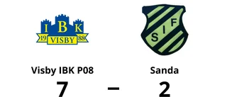Visby IBK P08 fick islossning i tredje perioden