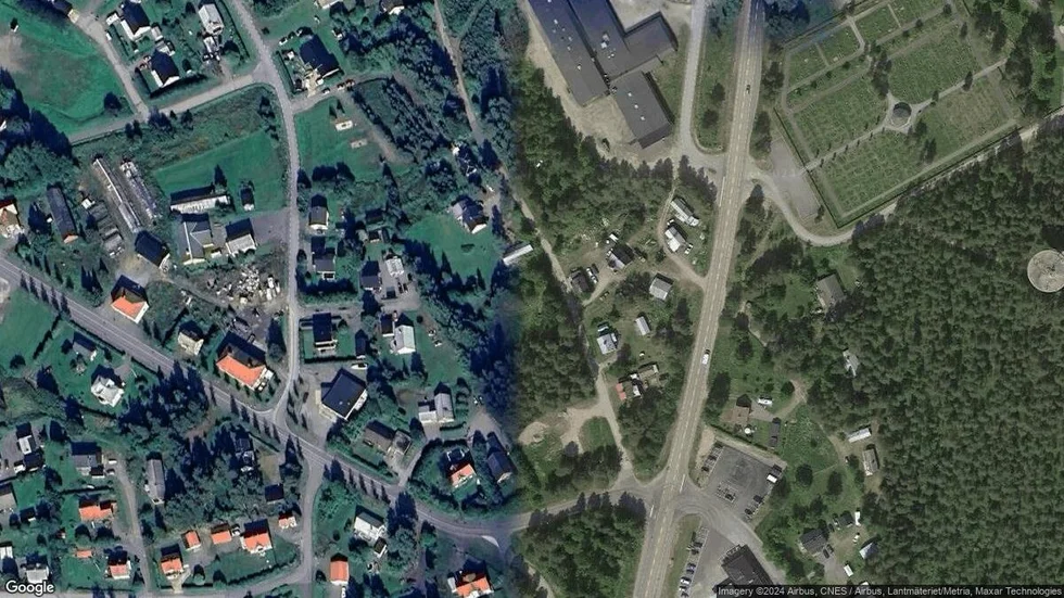 Området kring Vesterbackvägen 5