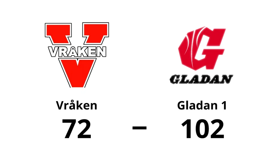 Vråken förlorade mot Gladan 1