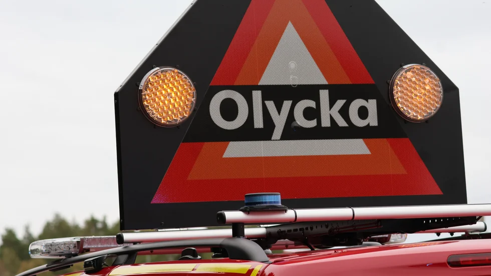 Olycka, trafikolycka, olycksskylt