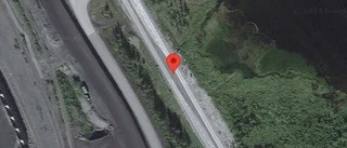 Stopp på E10 på grund av en singelolycka