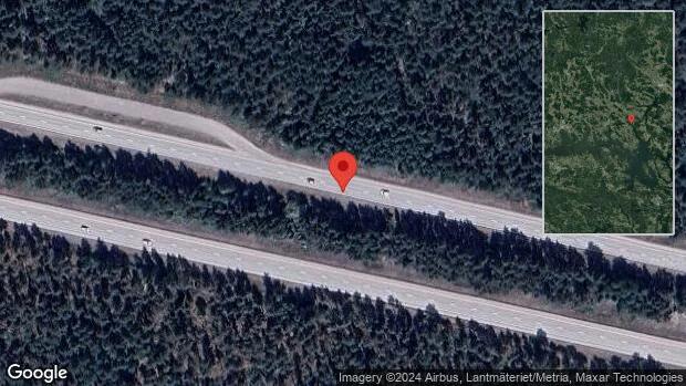 Stopp på E18 på grund av en olycka