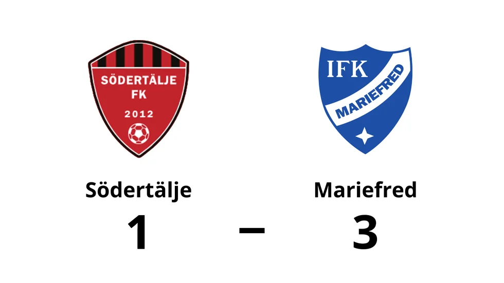 Södertälje FK förlorade mot IFK Mariefred