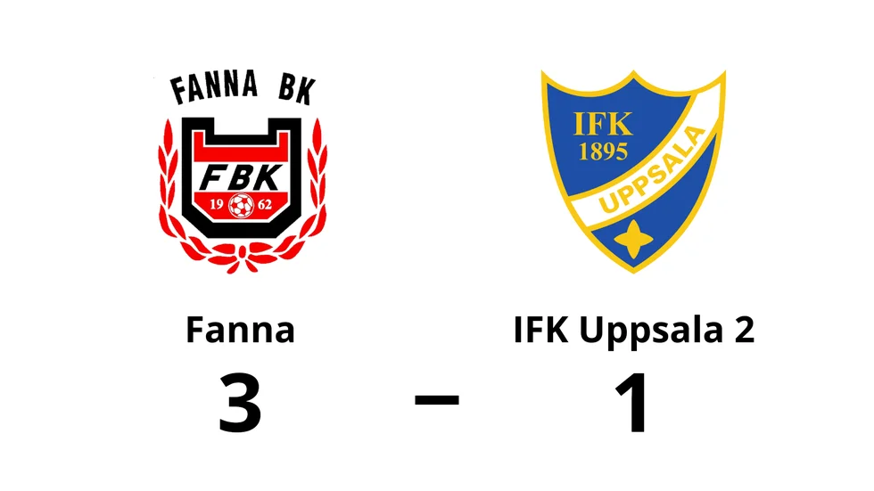 Fanna BK vann mot IFK Uppsala 2