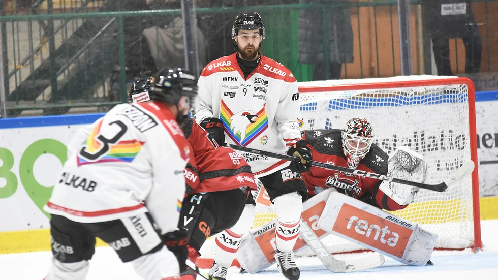 Matej Galbavy, Kiruna IF, gjorde gästernas mål, men det var Felix Stenmark i Bodens mål som vann matchen.
