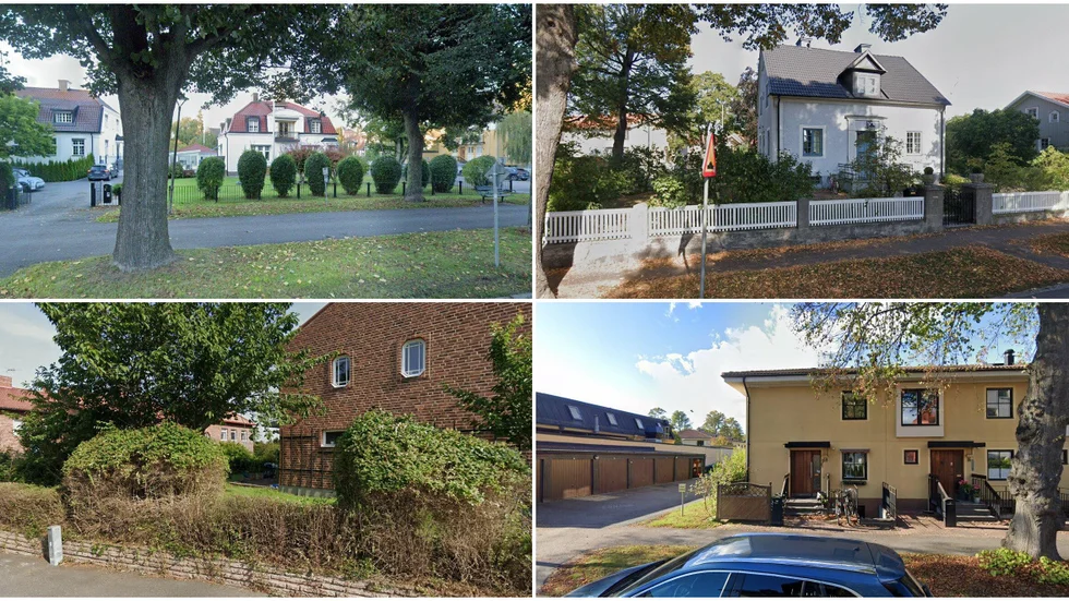 Södra Promenaden 7, Lokegatan 17, Backagatan 8A och Oskarsgatan 18