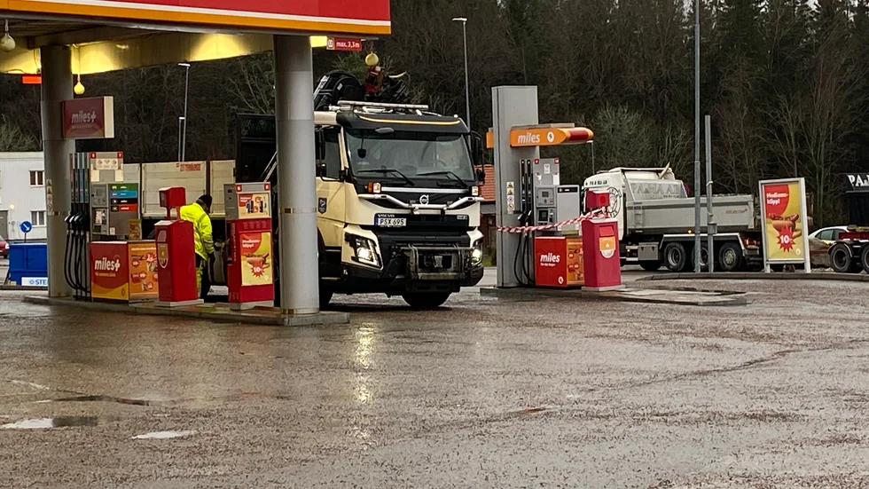Det är här, på Circle K i Flen, som chefen för barn, unga och vuxna på socialförvaltningen i Flen, Maria Rosenqvist, är VD.