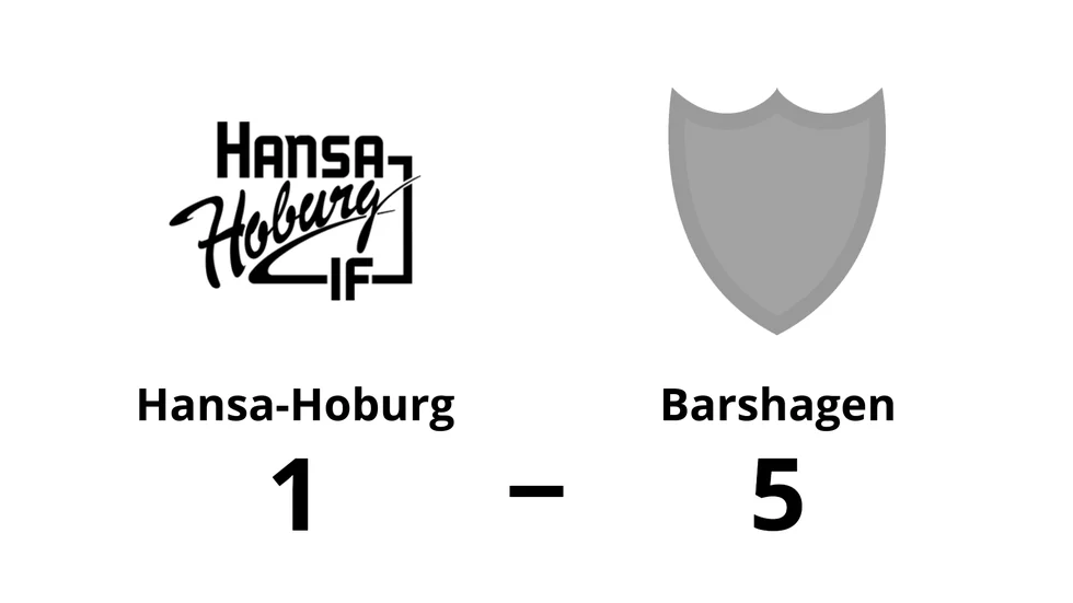 IF Hansa-Hoburg förlorade mot Barshagen Bois