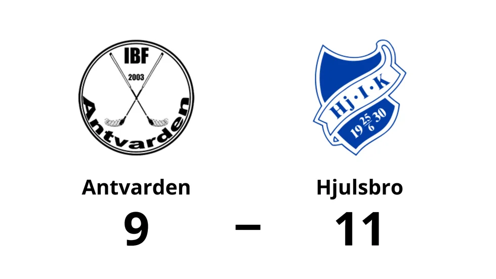 IBF Antvarden förlorade mot Hjulsbro IK Herr