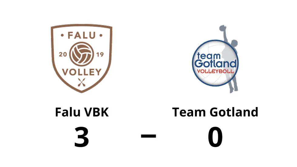 Falu VBK vann mot Team Gotland