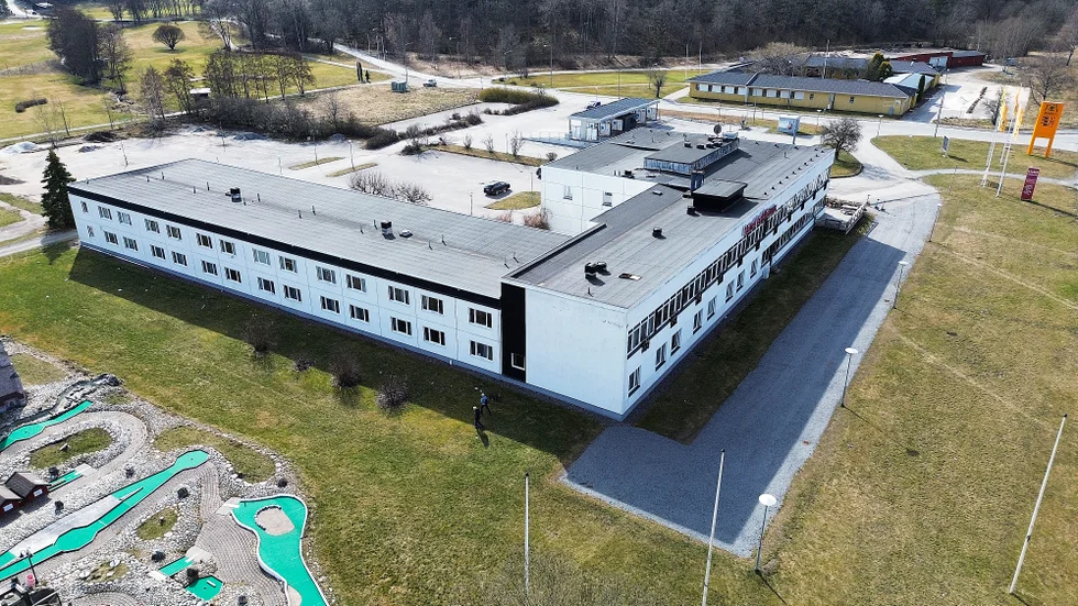 Hotell Eskilstuna vid Ekängen strax utanför stadskärnan.