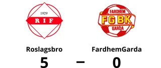 Seger för Roslagsbro mot FardhemGarda