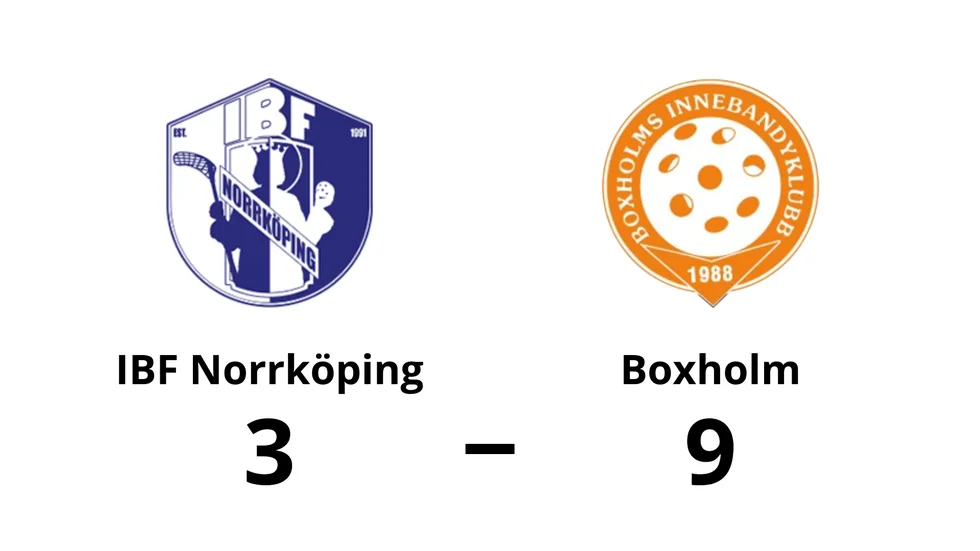 IBF Norrköping förlorade mot Boxholms IBK