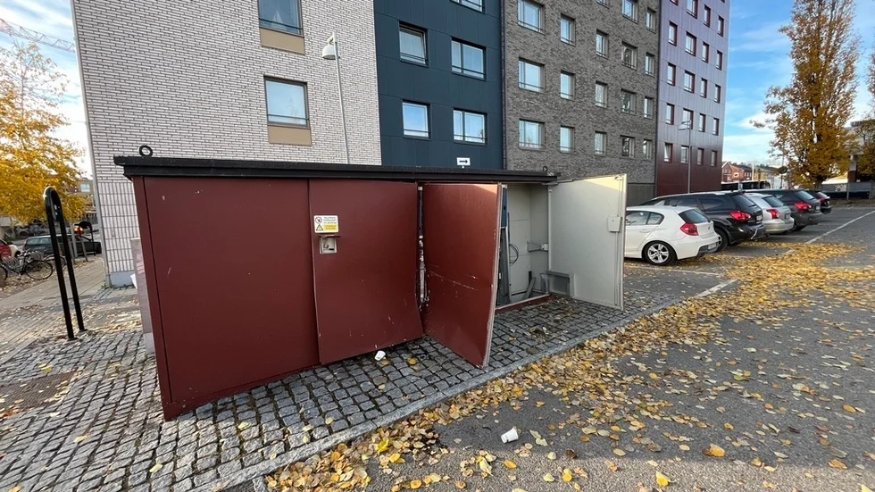 Elskåpet fick en rejäl smäll. 