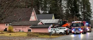 Rökutveckling från villa i Boden