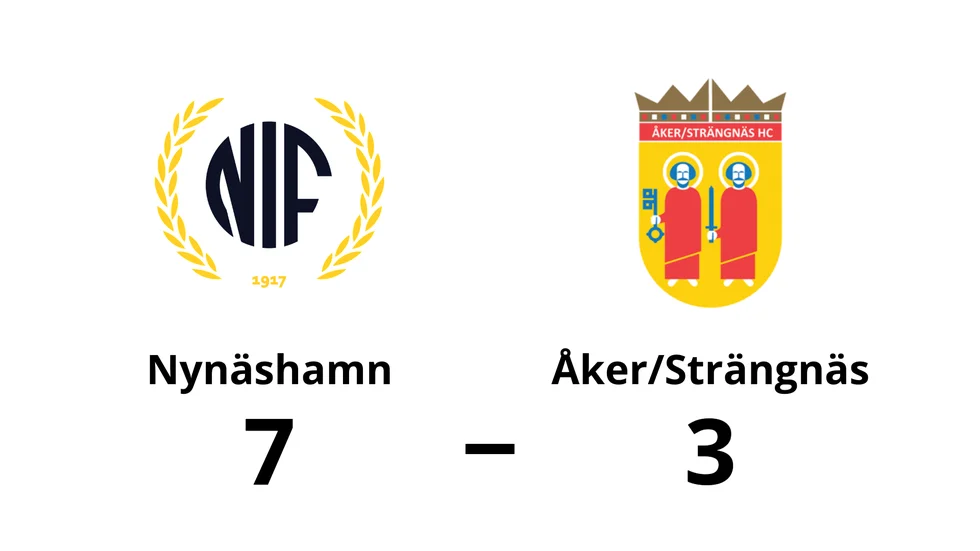 Nynäshamns IF HC vann mot Åker/Strängnäs HC
