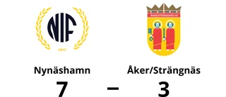 Fyra raka förluster för Åker/Strängnäs