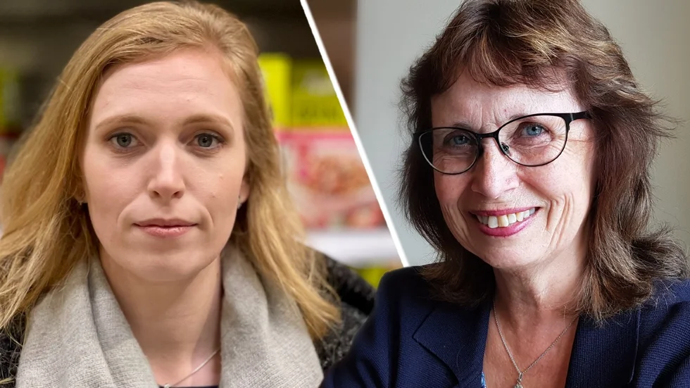 Malin Anell och Gudrun Brunegård.
