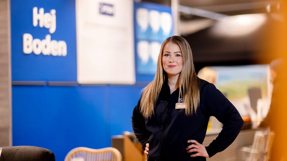 Efter tio år gjorde Sofia Forsberg, 39, ett karriärbyte som tog henne tillbaka till handeln. Nu är hon ny butikschef på Jysk i Boden.