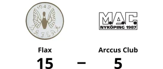 Arccus Club föll tungt mot Flax