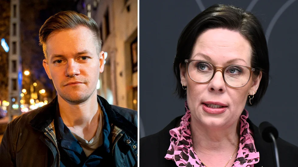 Joakim Medin riskerar tolv års fängelse i Turkiet. Montage med utrikesminister Maria Malmer Stenergard.