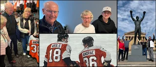 Emil höll löftet till farmor och farfar – flögs in till NHL-match
