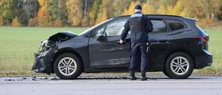 Bilar krockade på väg 255 – förare bötfälls