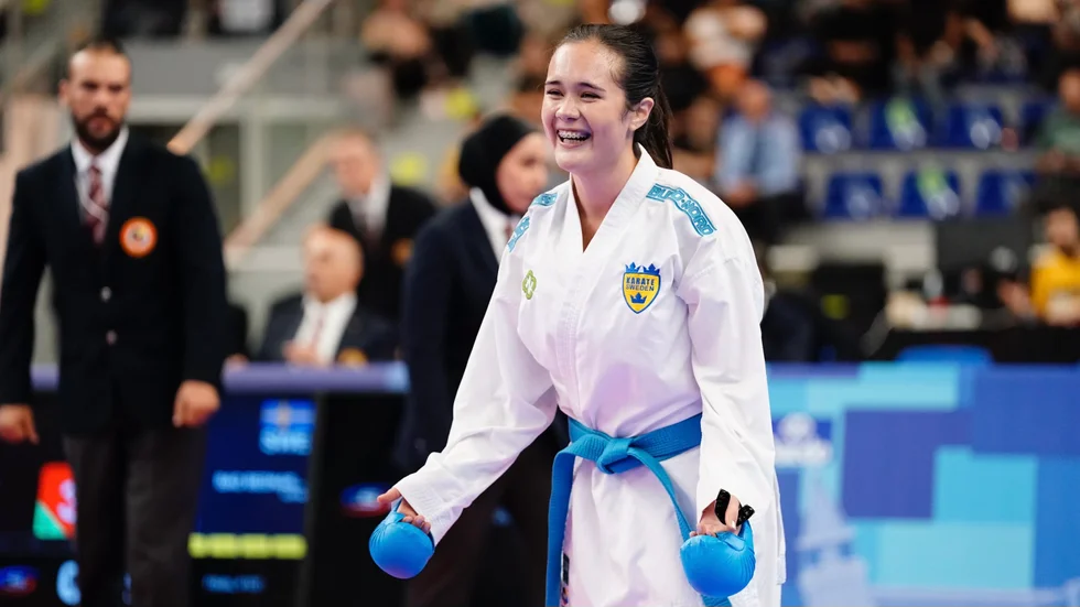 Sophie Bao Bednarski, här en bild från VM i Venedig, hade ett lyckat SM i Vetlanda där hon vann guld i senior och silver i U21.