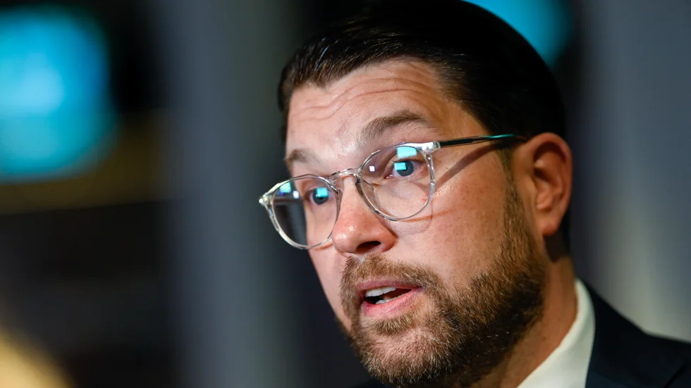 Sverigedemokraternas partiledare Jimmie Åkesson.