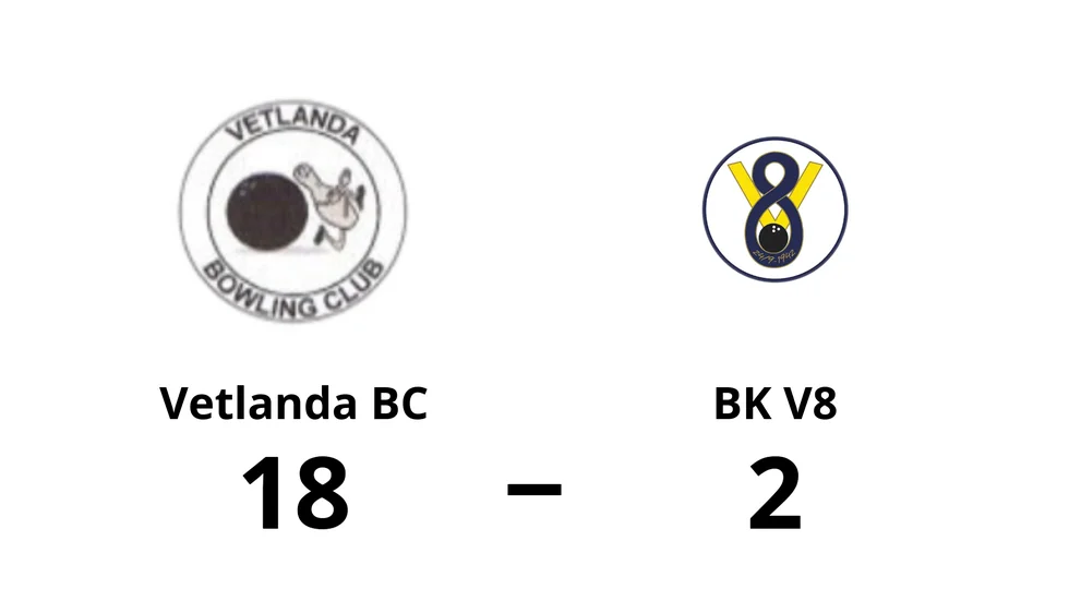 Vetlanda BC vann mot BK V8